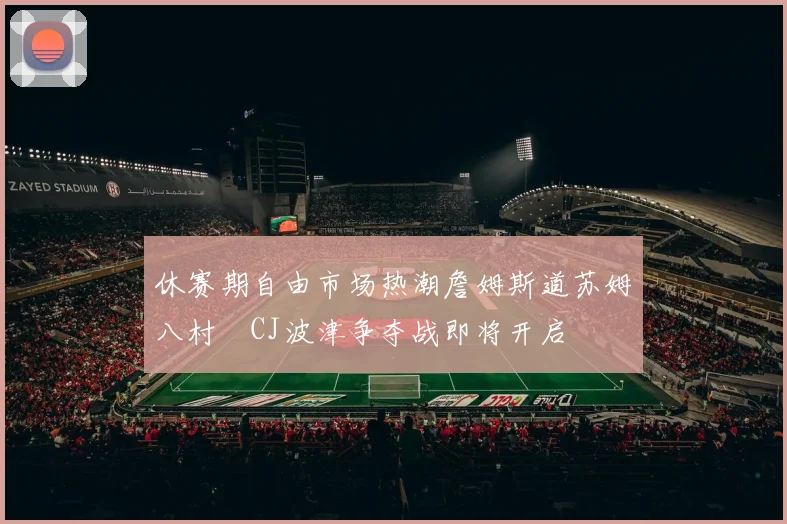 休赛期自由市场热潮詹姆斯道苏姆八村塁CJ波津争夺战即将开启